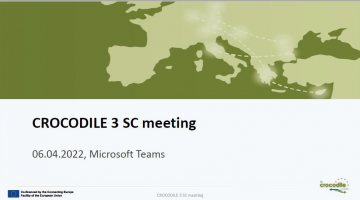 Online steering meeting and technical workshop of Crocodile 3 project partners